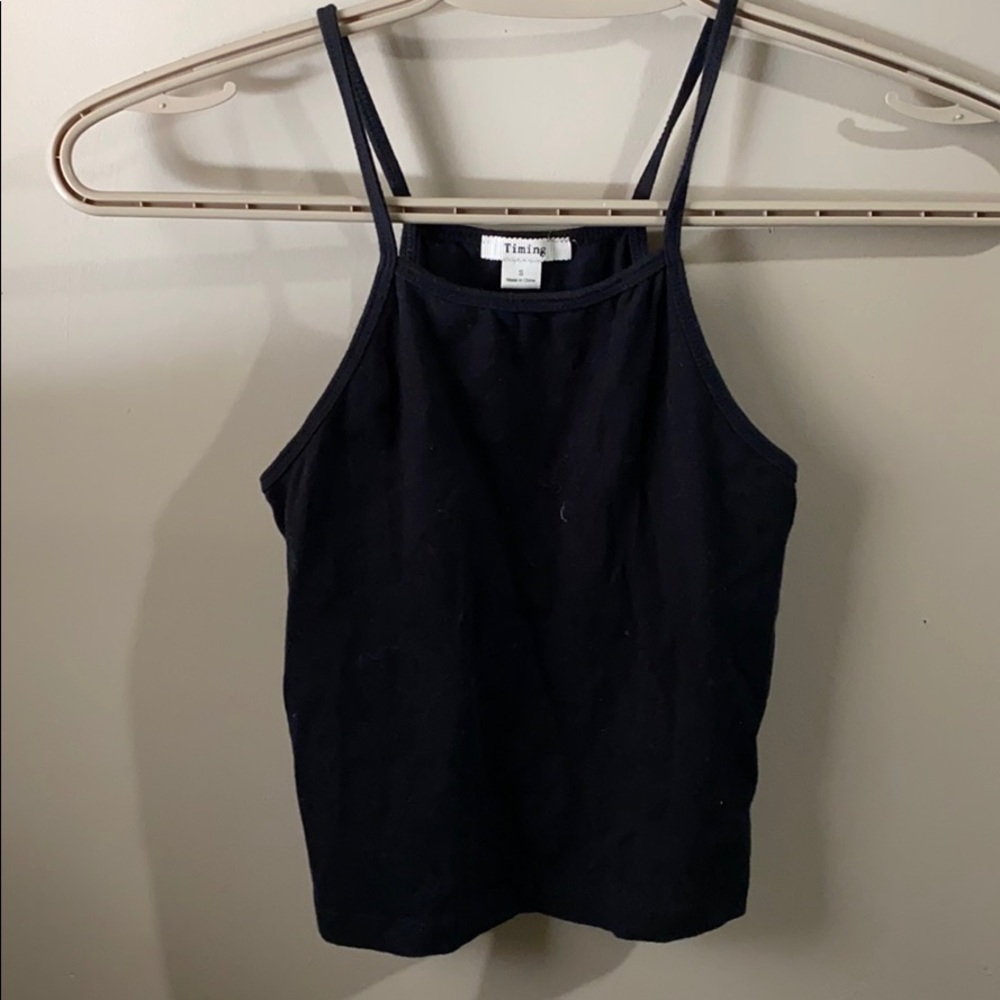 Tiny black tank top